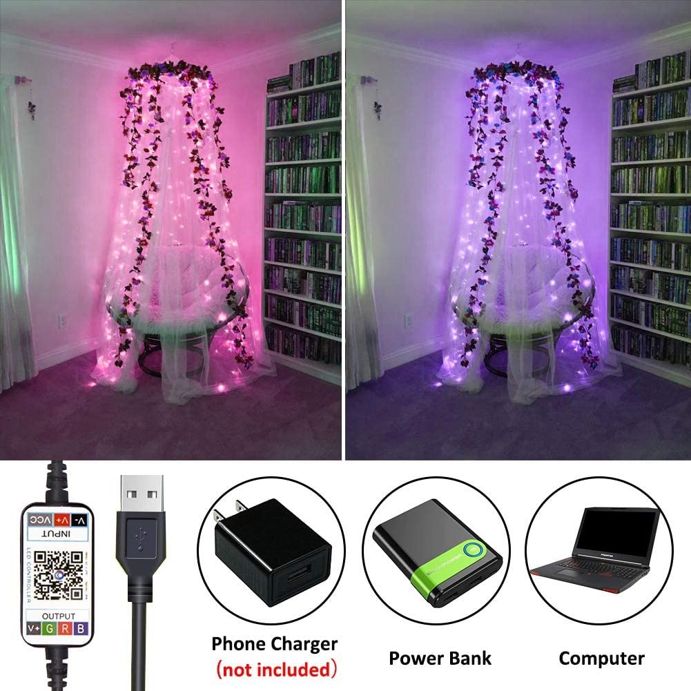 أضواء شجرة الكريسماس USB