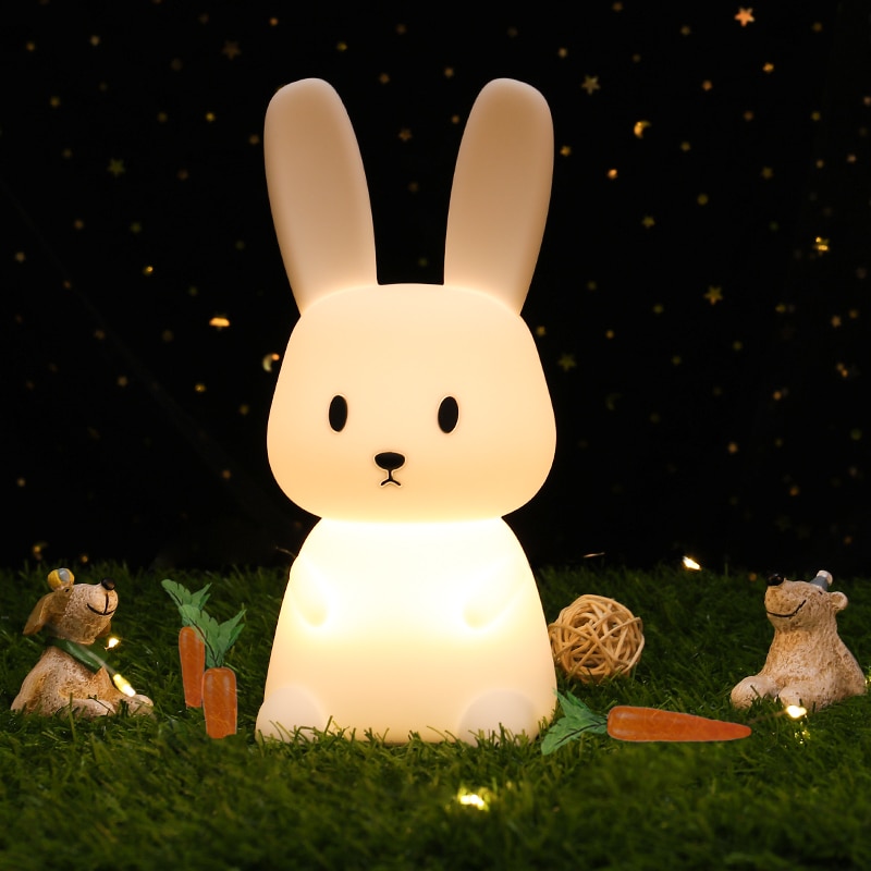 مصباح ليلي شكل أرنب LED